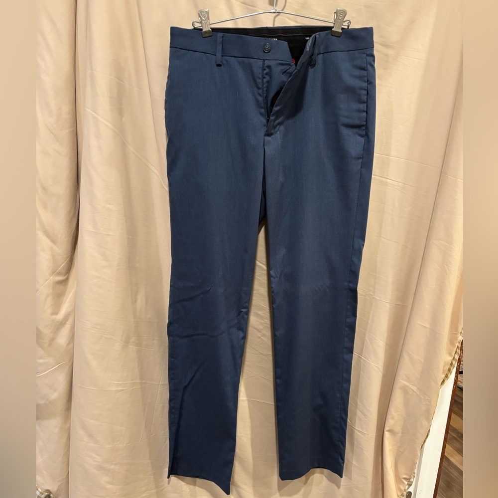 Van Heusen Slim Fit Blue Dress Pants